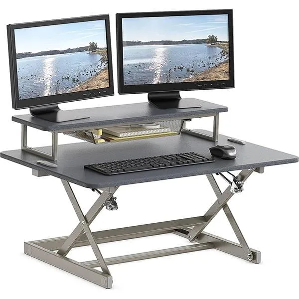 adjustable stand up desk converter